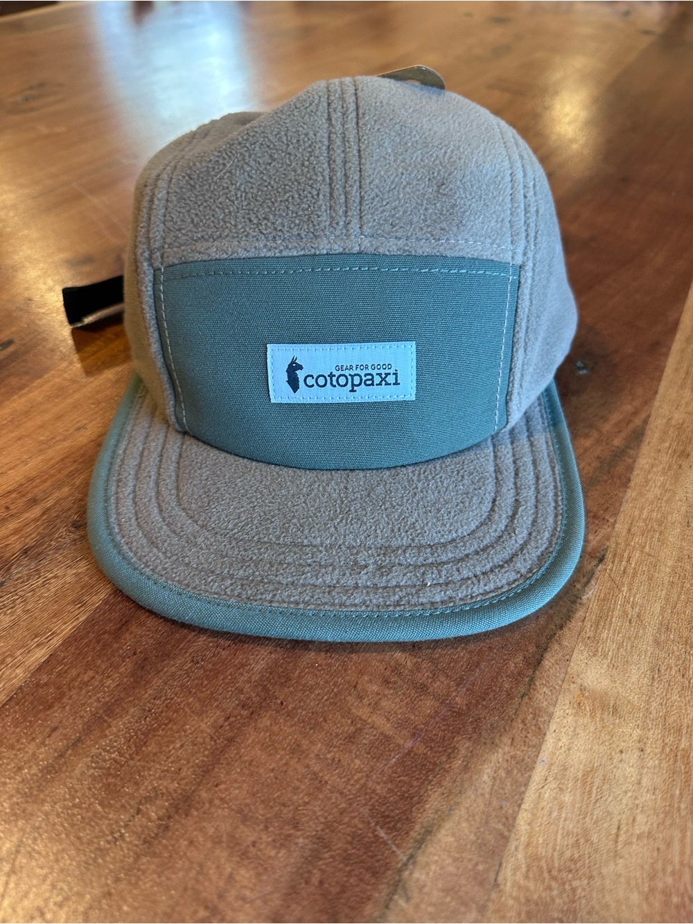 cotopaxi Olive Green Fleece 5-Panel Cap